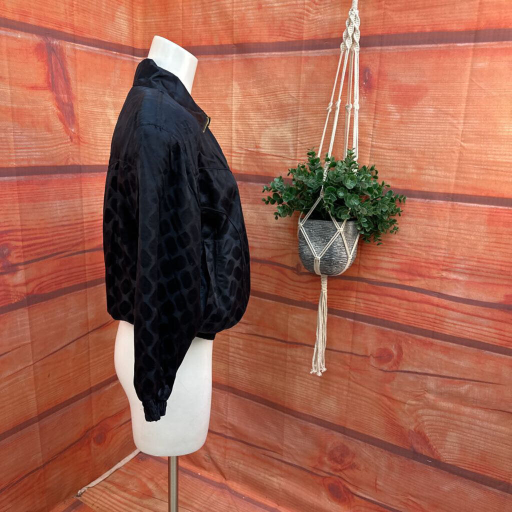 Vintage Black Light Jacket by Fu Da International