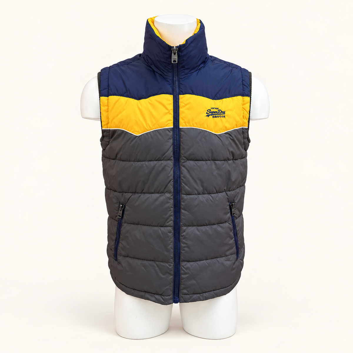 mens clothing — original category subject on a warm cream background