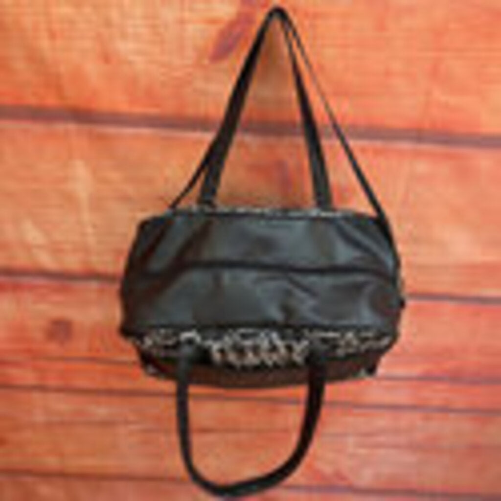 Luv Betsey Black and White Quilted Bag