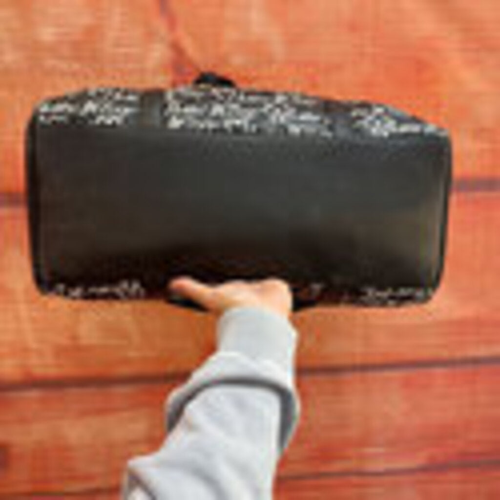 Luv Betsey Black and White Quilted Bag