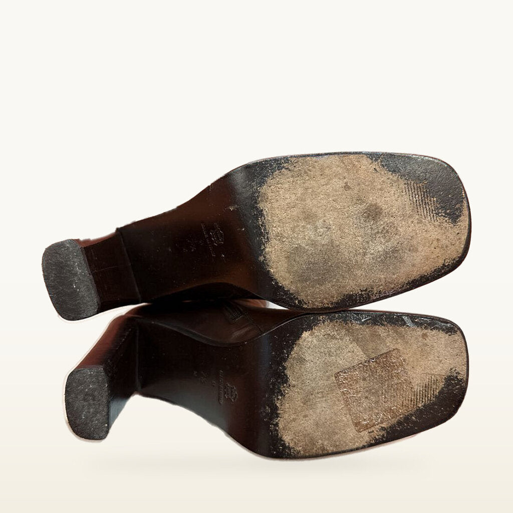 Via Spiga Brown Knee-High Heeled Boots - 7.5