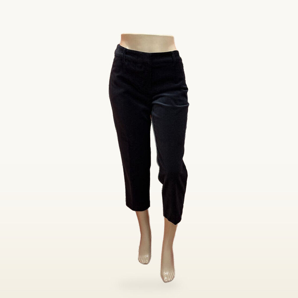LOFT The Riviera Slim Black Pants