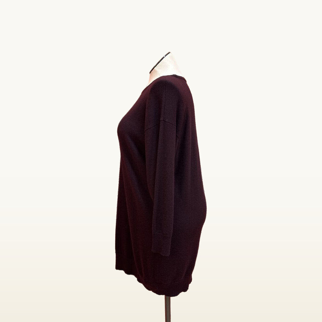 Eskandar Purple Loose Fitting Sweater