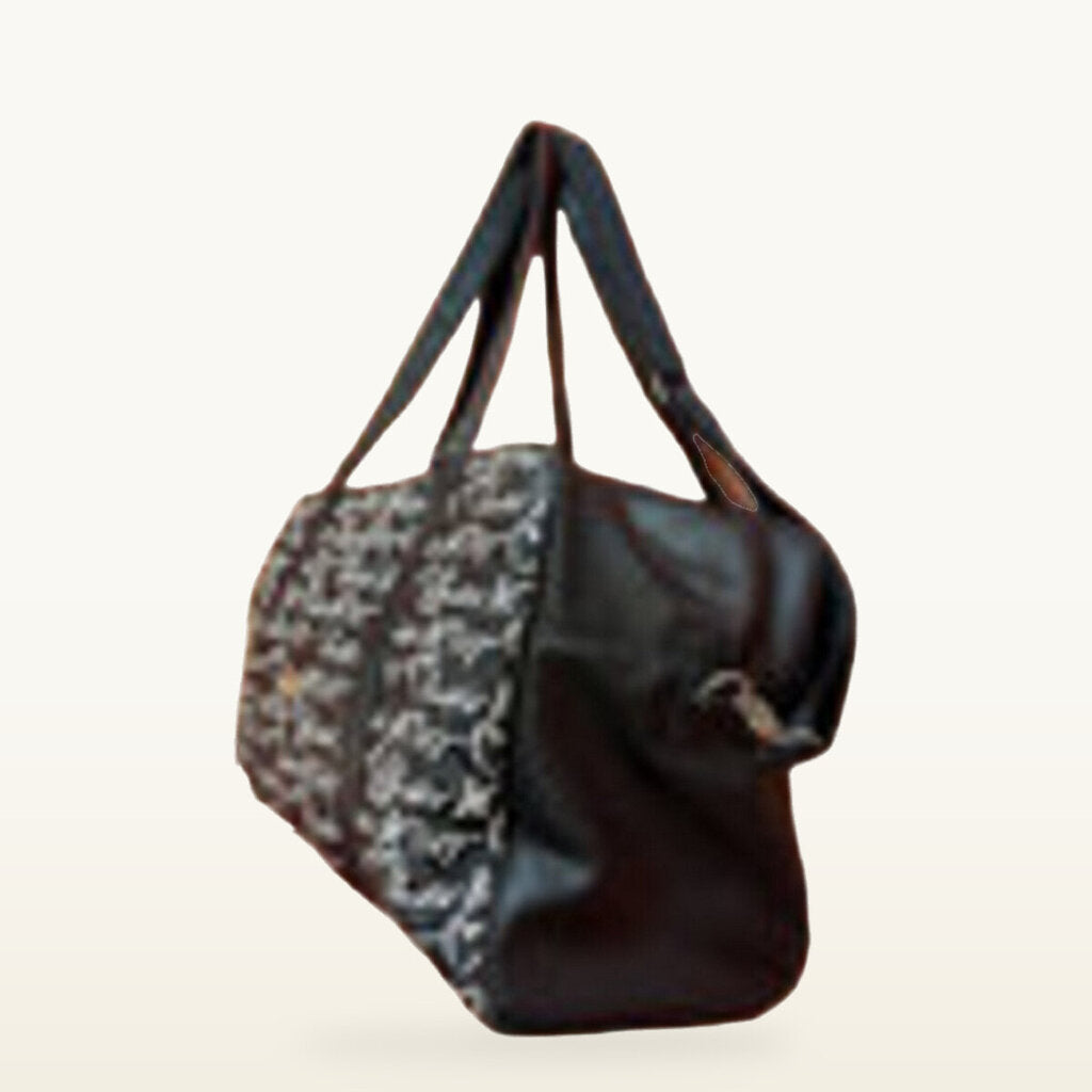 Luv Betsey Black and White Quilted Bag