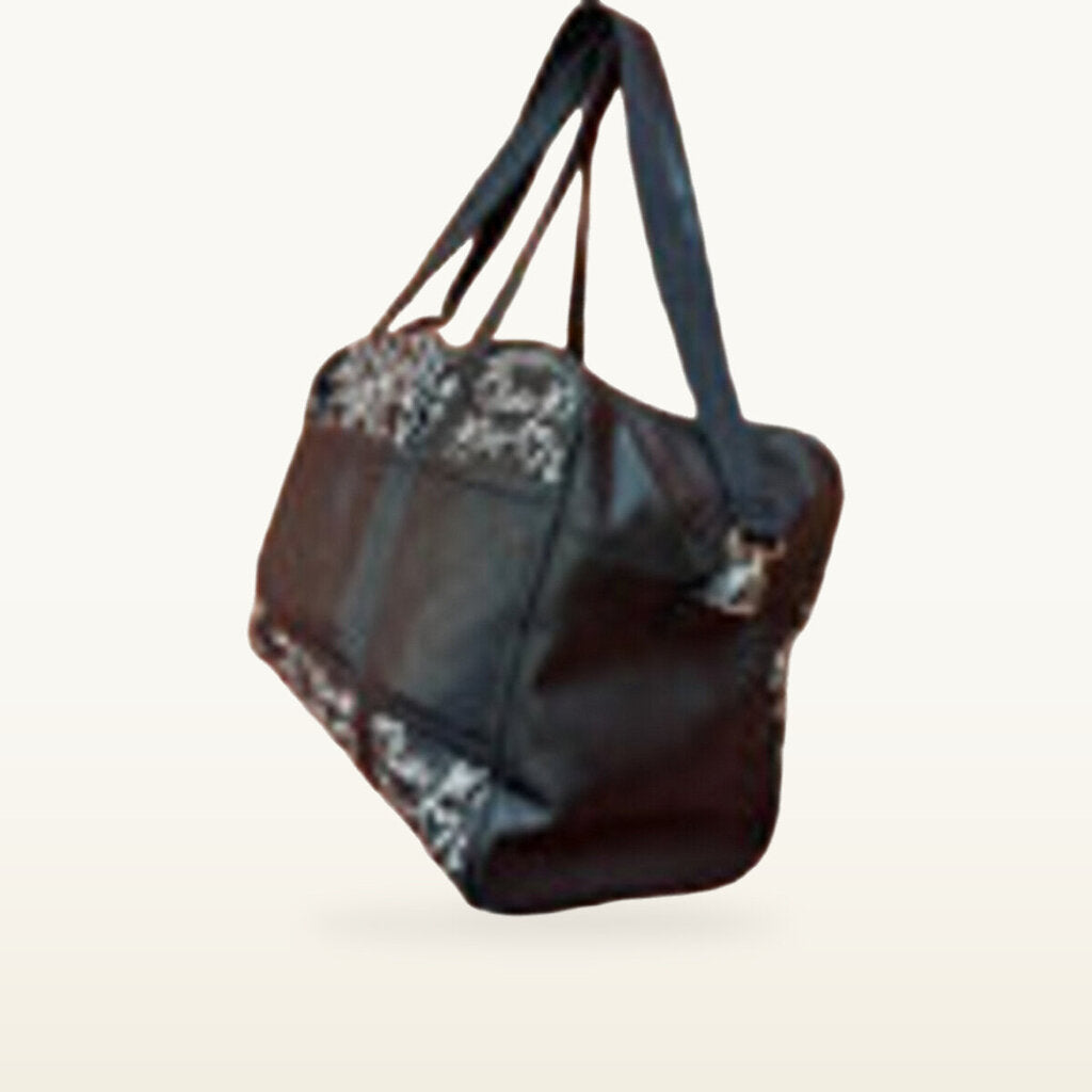 Luv Betsey Black and White Quilted Bag