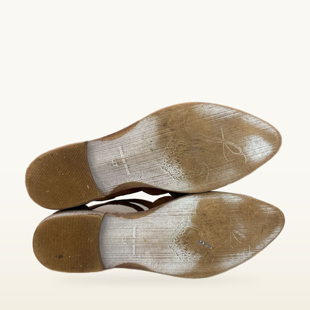 Free People Beige Cutout Flats - 7