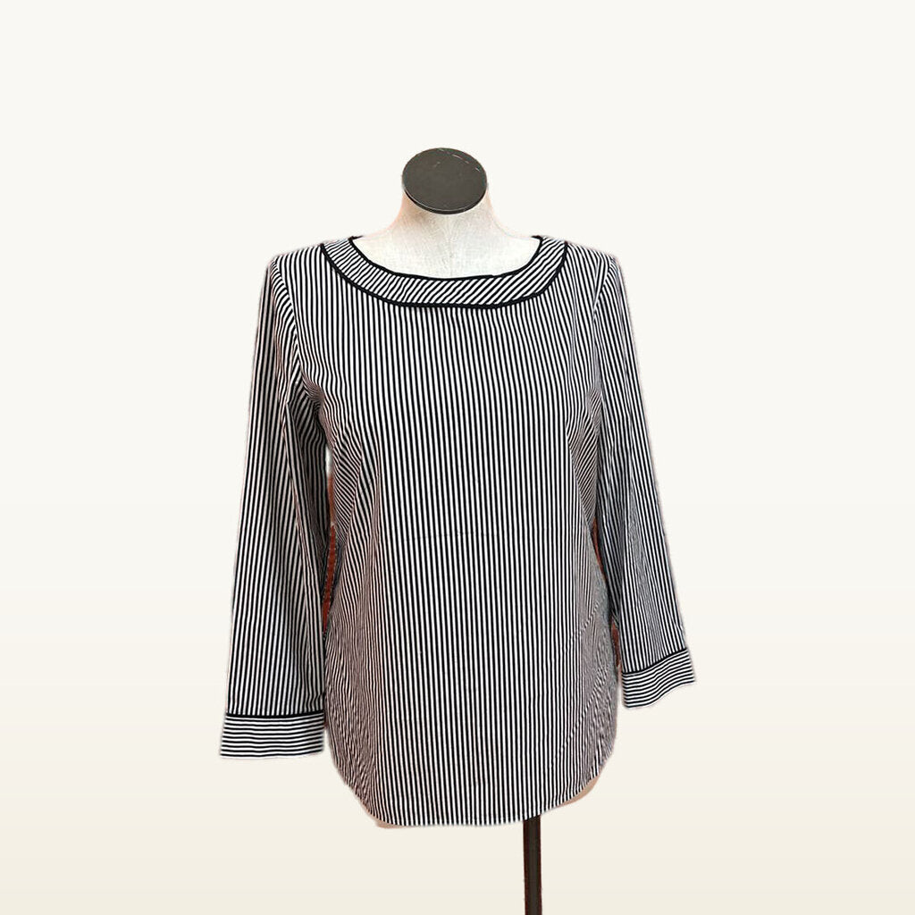 Talbots Striped Long Sleeve Top