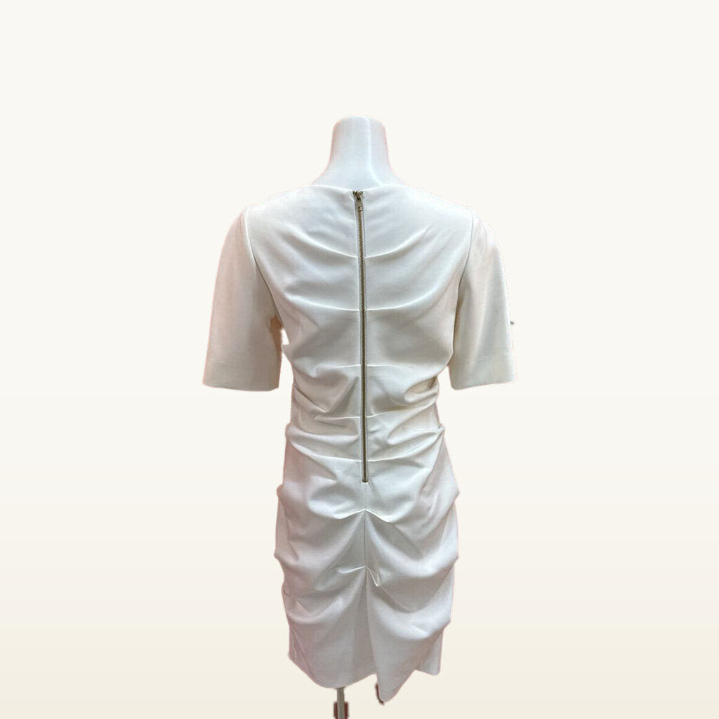 Eccoci Women's Elegant White Dress
