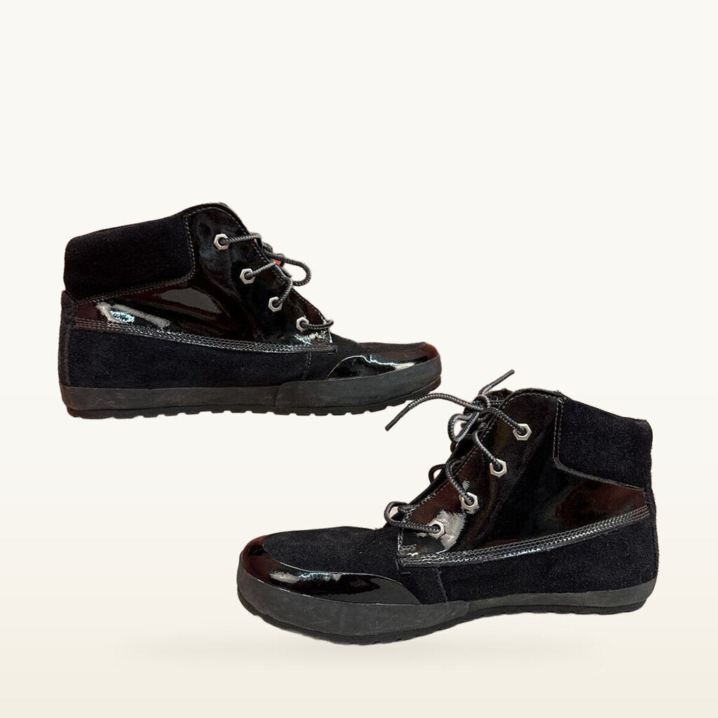 Timberland Women's Black Leather Upper Ankle Boots - Size 8