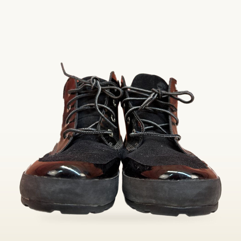 Timberland Women's Black Leather Upper Ankle Boots - Size 8