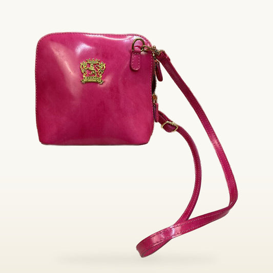 Pink Leather Handbag by Morabito