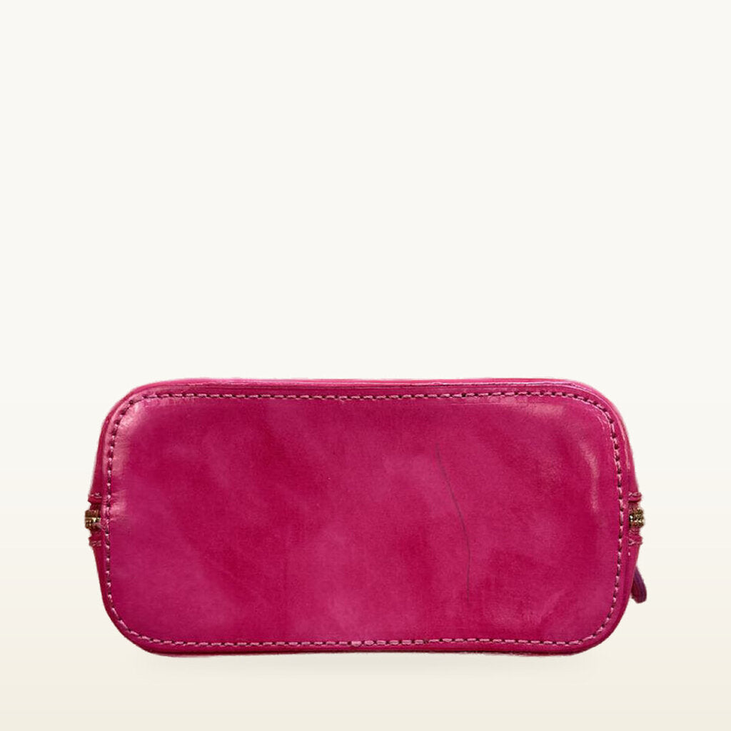 Pink Leather Handbag by Morabito