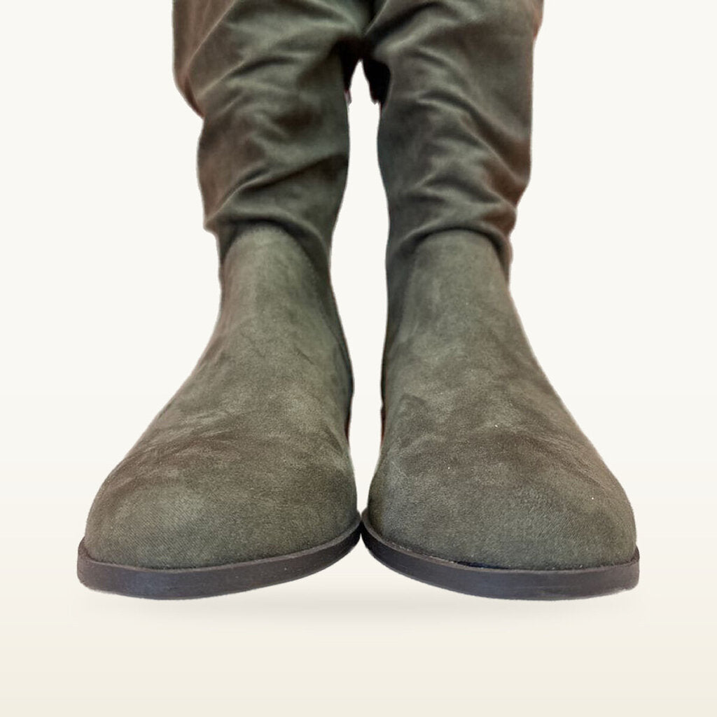 Kelly & Katie Tall Green Slouch Boots - Size 10