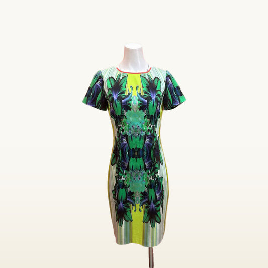 Eli Tahari Floral Print Shift Dress