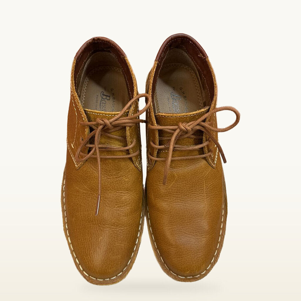 Men's Bass Brown Lace-Up Chukka Boots - Size 9