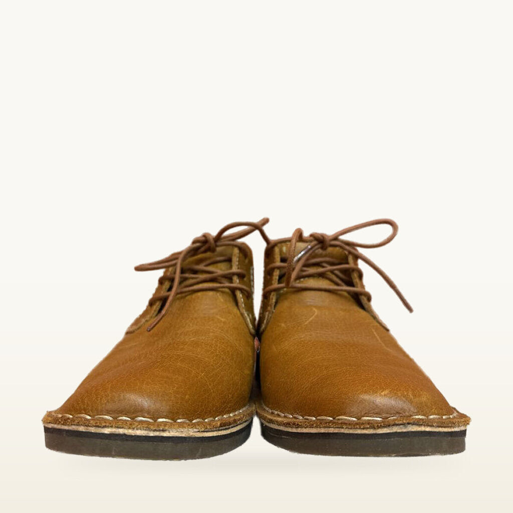 Men's Bass Brown Lace-Up Chukka Boots - Size 9
