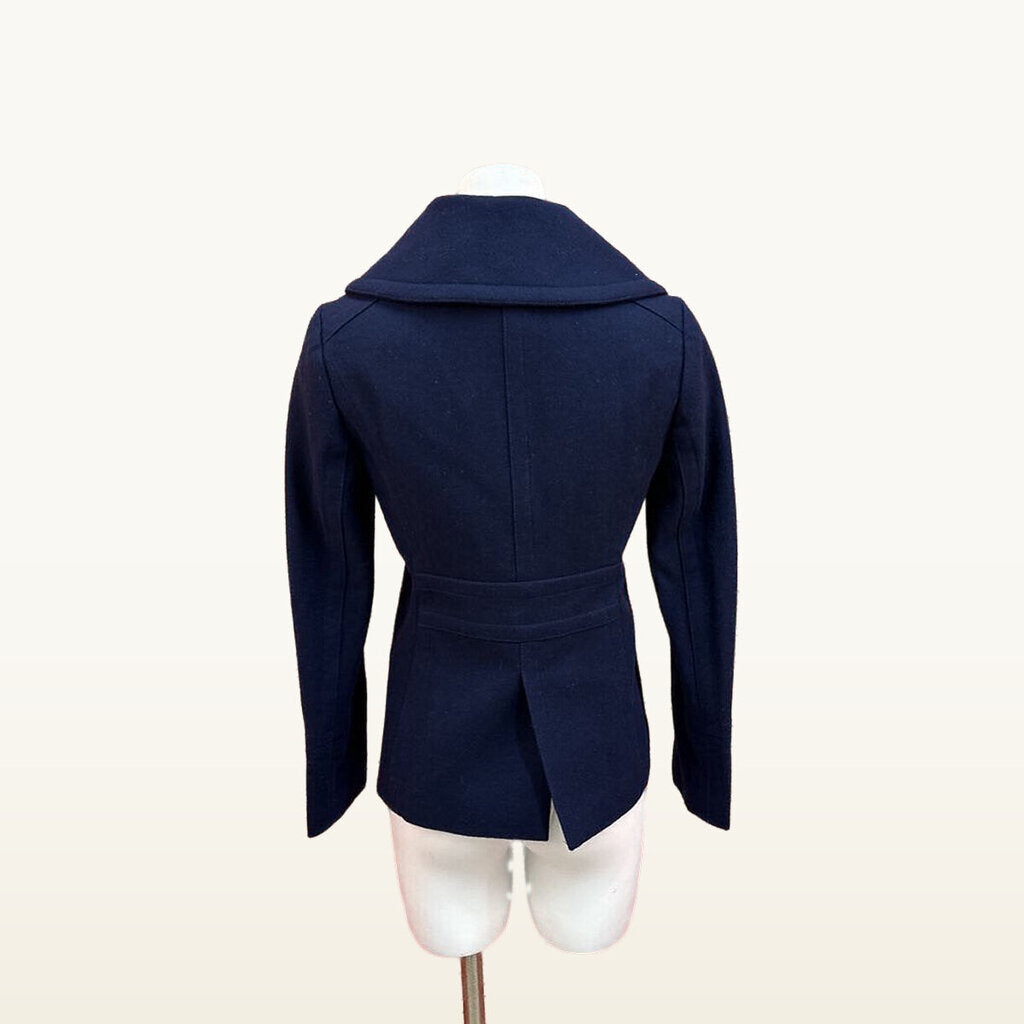 J CREW NAVY PEACOAT SIZE XS