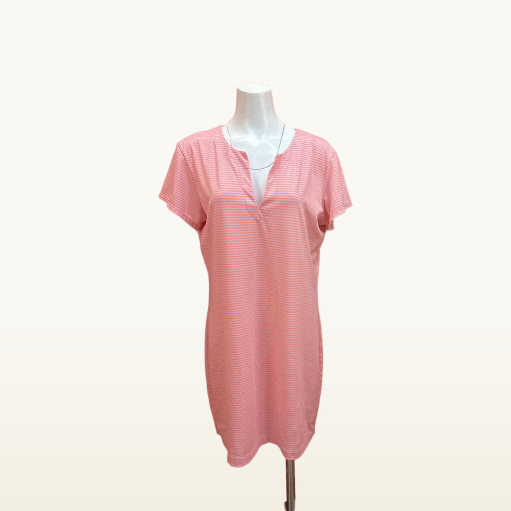 Vineyard Vines Pink Striped Dress