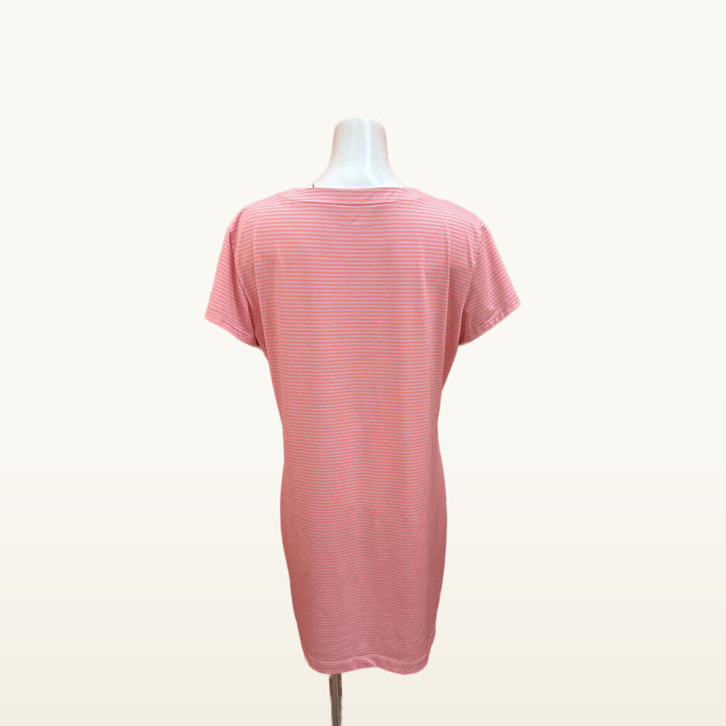 Vineyard Vines Pink Striped Dress