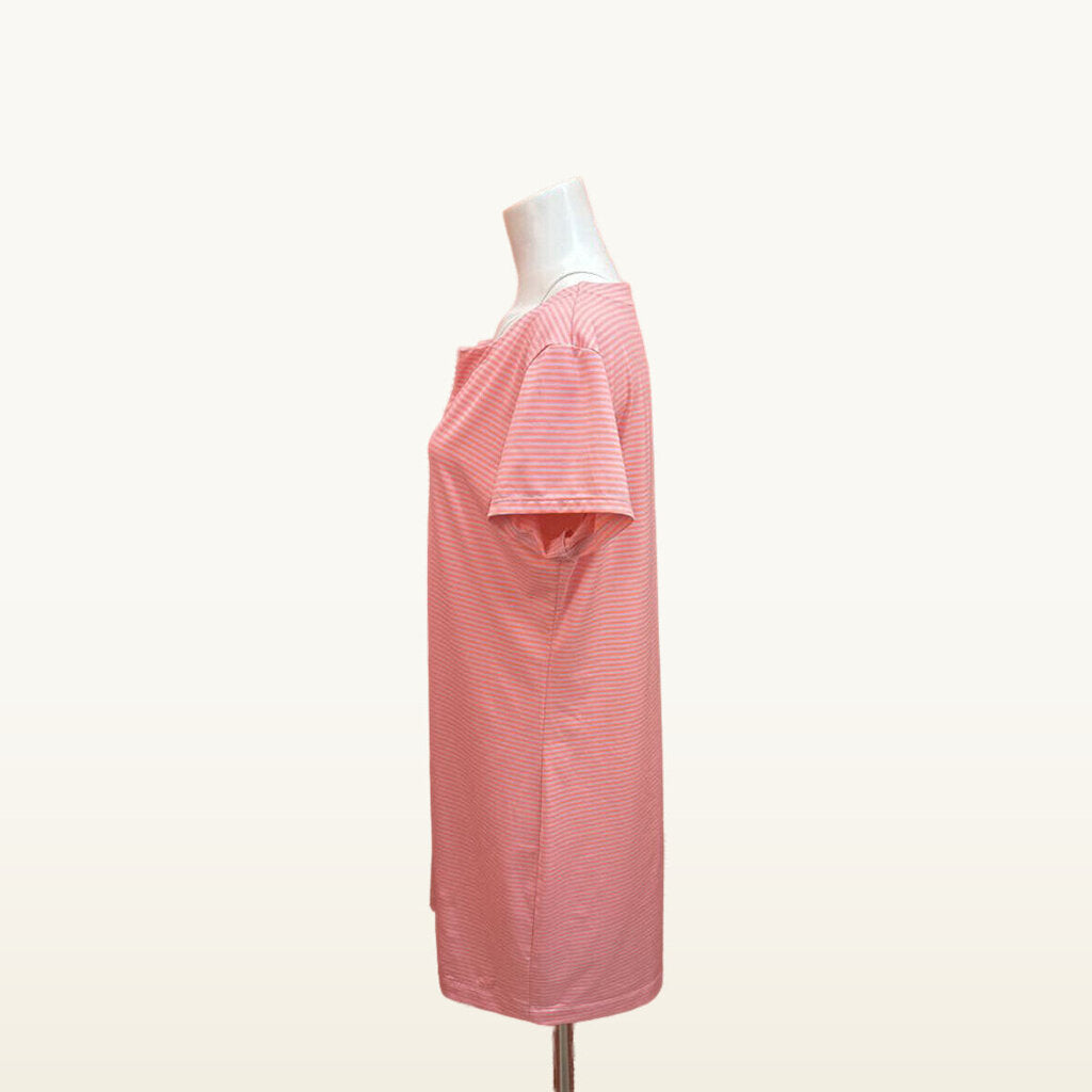 Vineyard Vines Pink Striped Dress