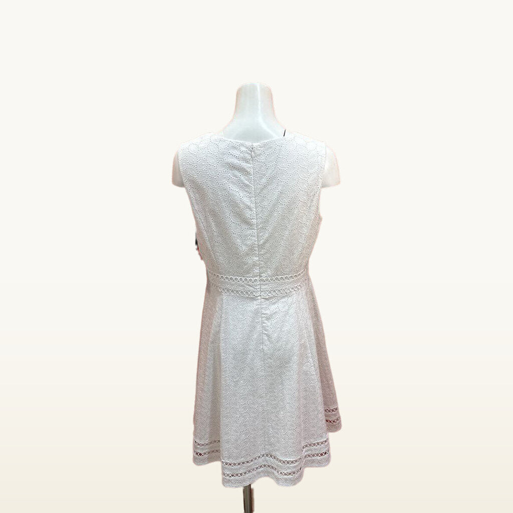 Calvin Klein Women's White Dress