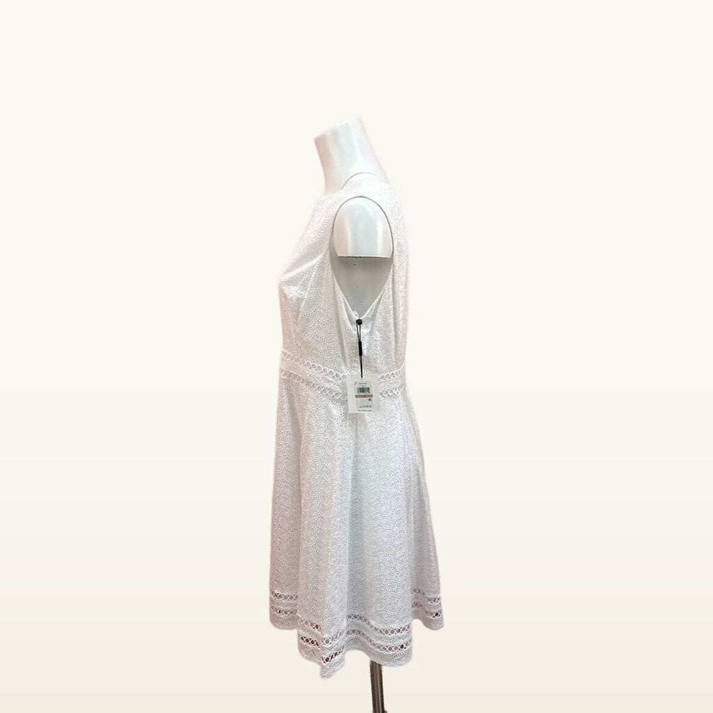 Calvin Klein Women's White Dress