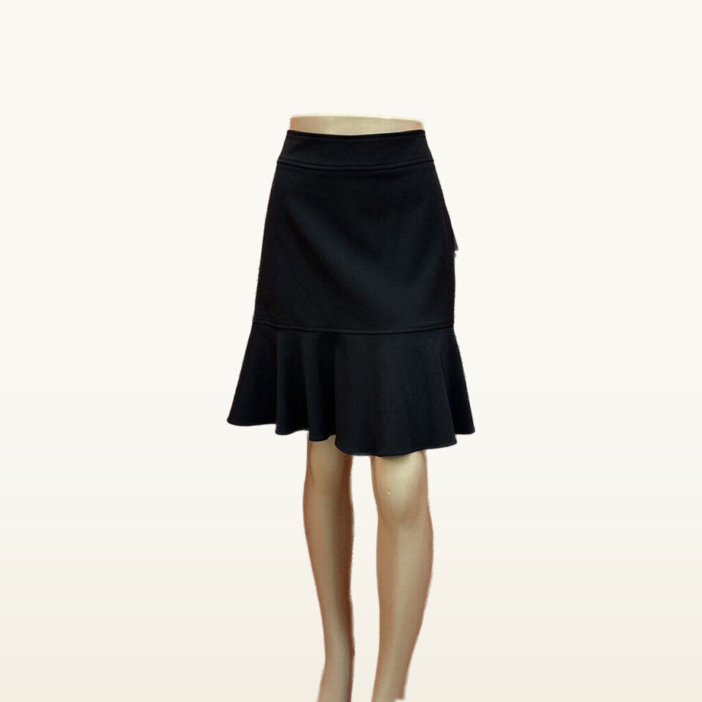 Black Flared Skirt