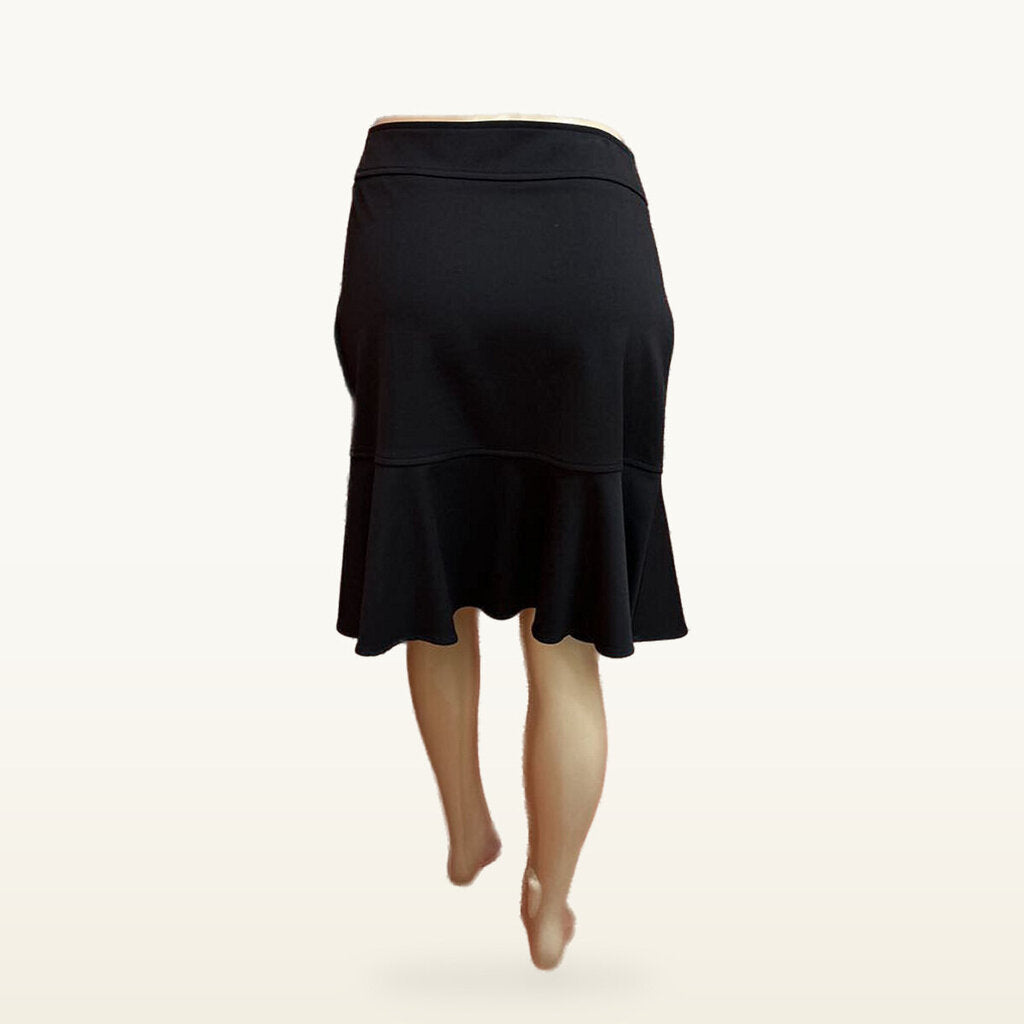 Black Flared Skirt