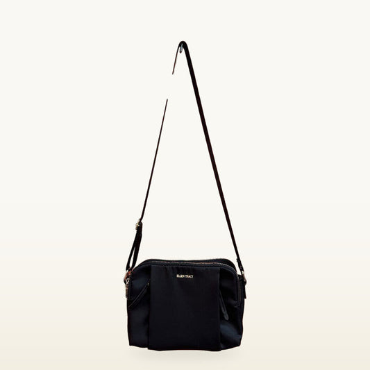 Ellen Tracy Black Crossbody Bag
