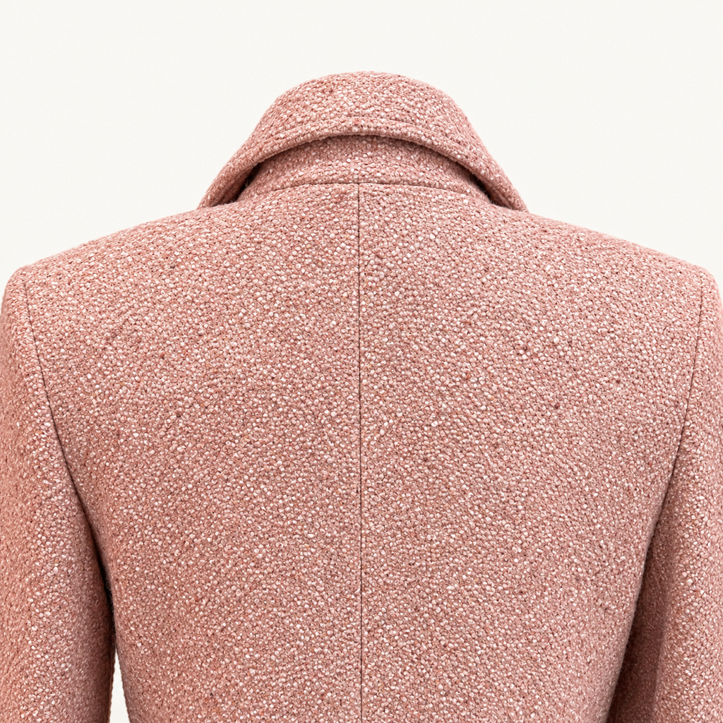 Marvin Richards Rose Pink Textured Coat - Size 10