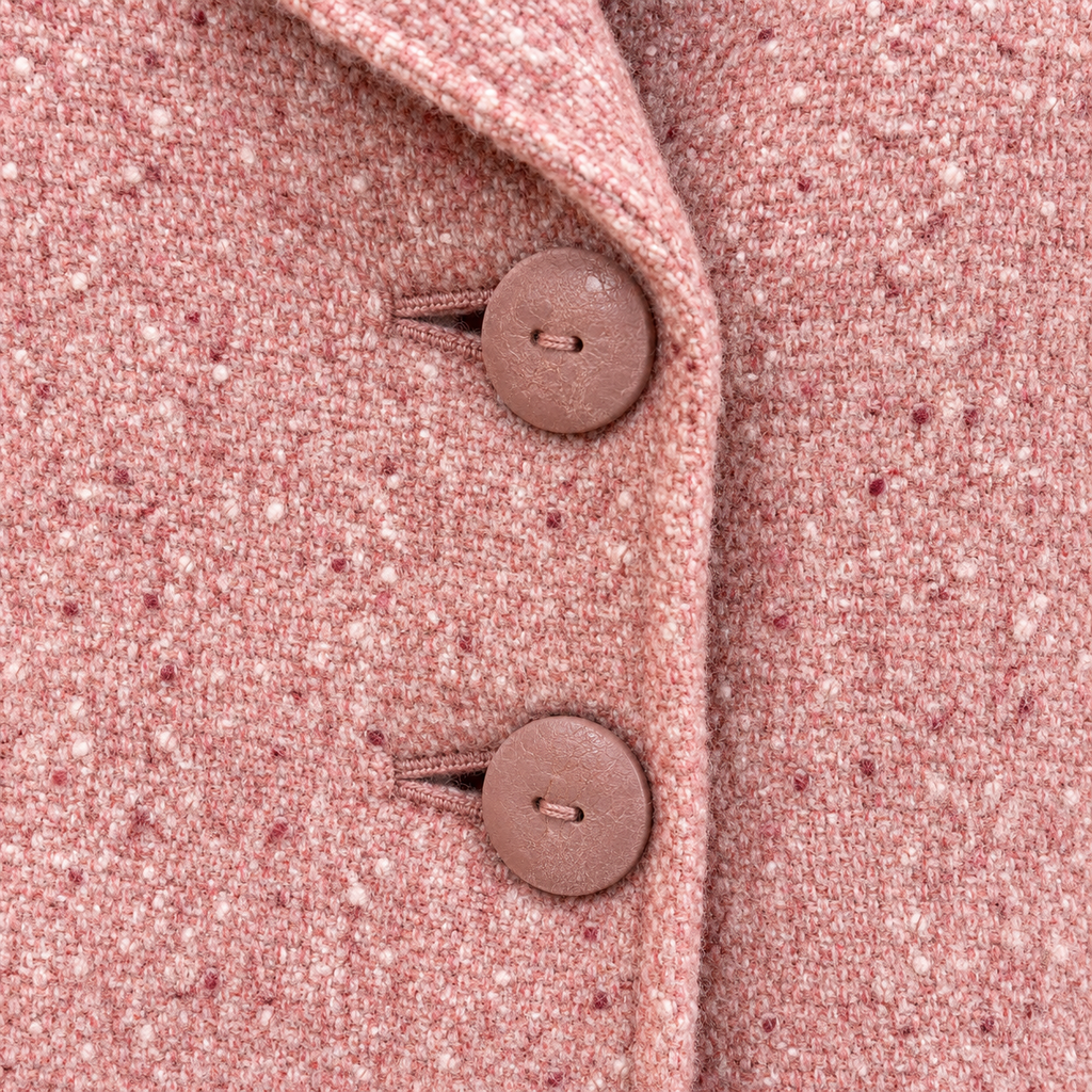 Marvin Richards Rose Pink Textured Coat - Size 10
