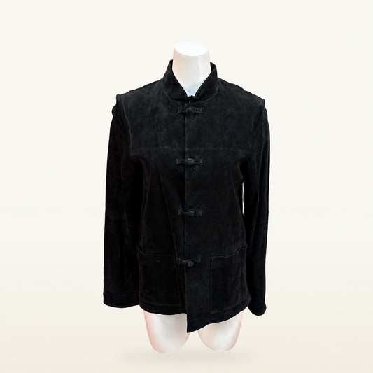 Gretchen Scott Black Frog-Closure Jacket - XS