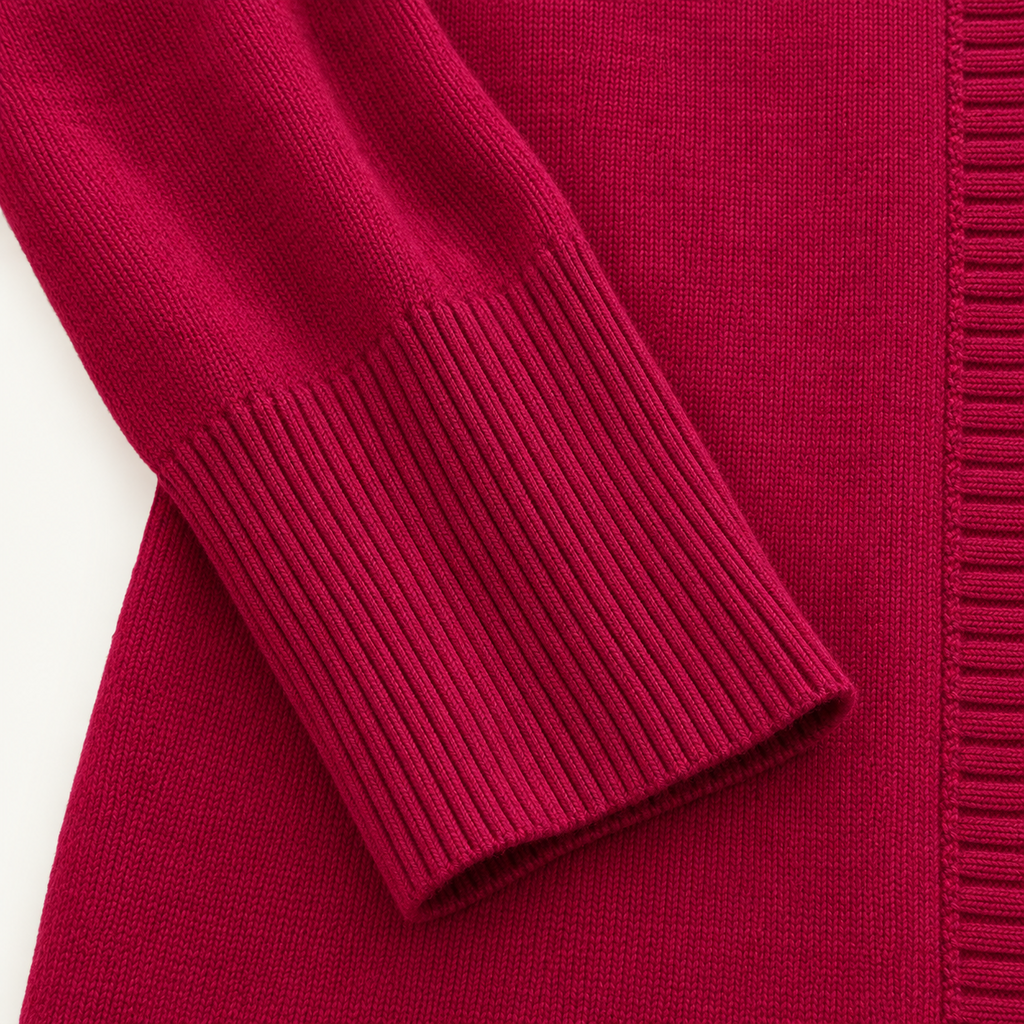 Talbots Pinkish Red Long Open-Front Cardigan - Large