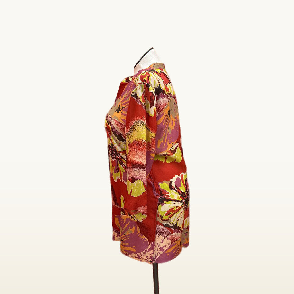Coldwater Creek Floral Print Blouse - Large