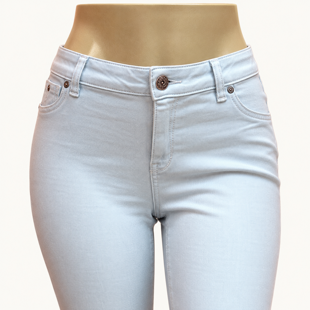 Ted Baker Light Blue Slim Cropped Denim Pants - 30
