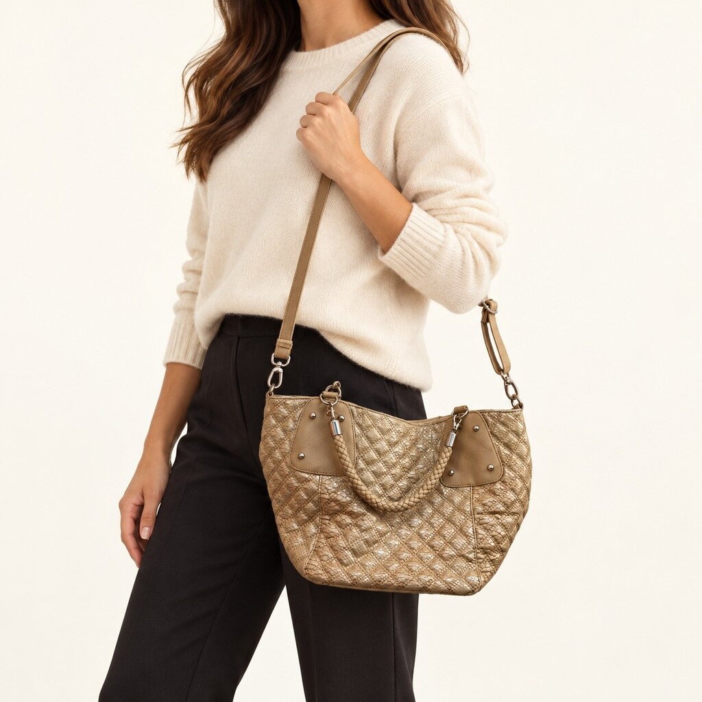 Big Buddha Quilted Handbag