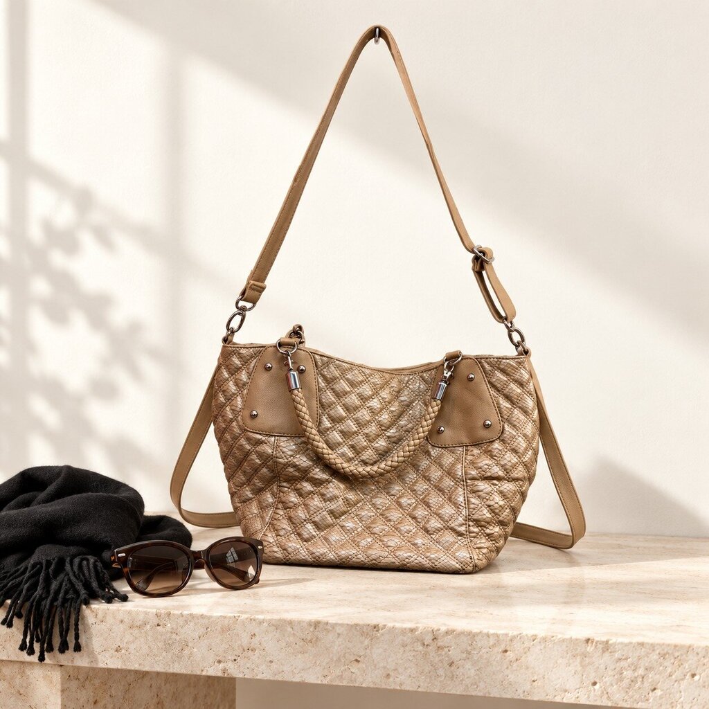 Big Buddha Quilted Handbag