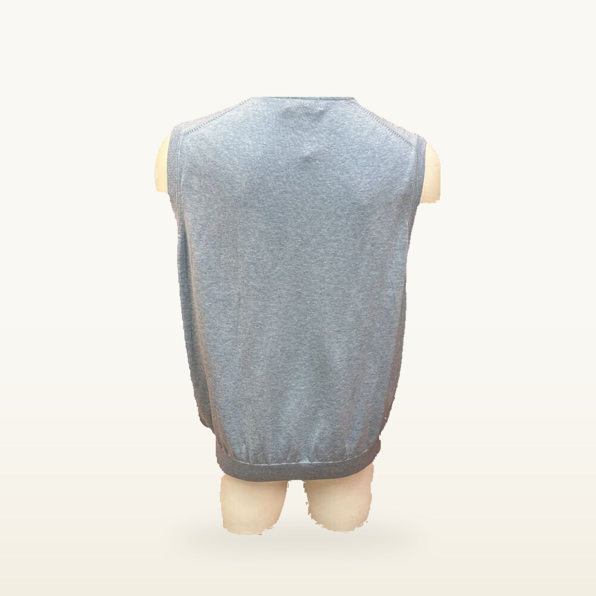 Brooks Brothers Supima Cotton V-Neck Sweater Vest – back