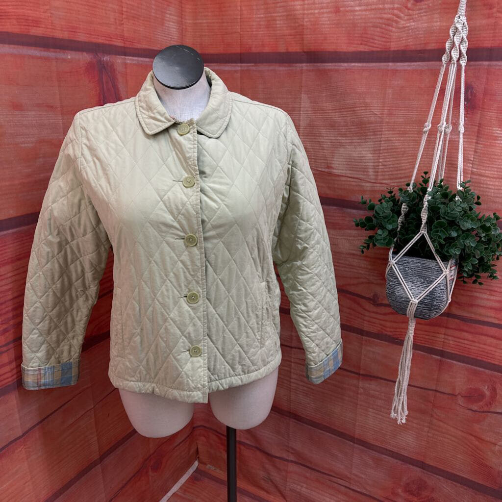 LL BEAN LIME GREEN JACKET SIZE XL