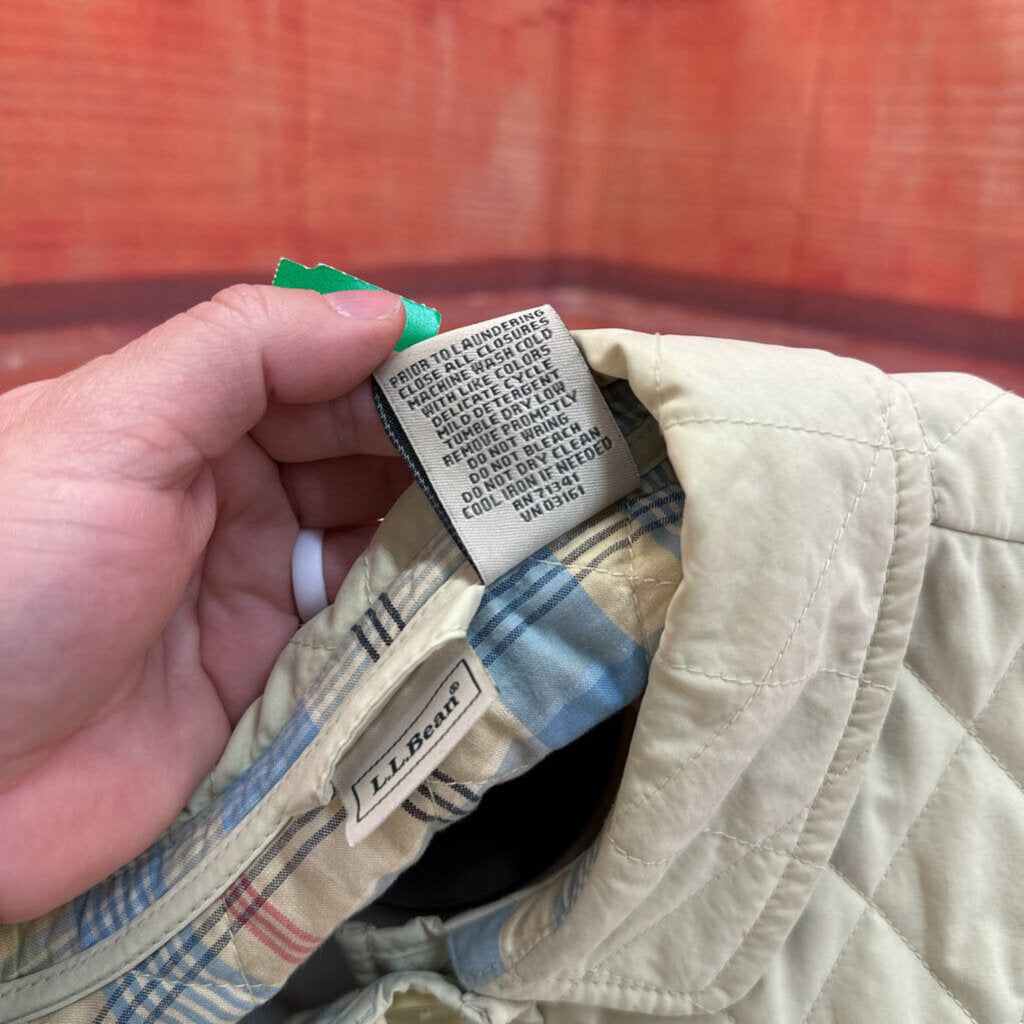 LL BEAN LIME GREEN JACKET SIZE XL