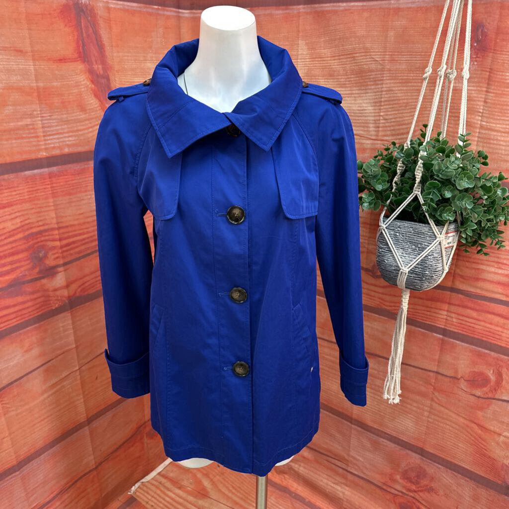 ELLEN TRACY BLUE JACKET SIZE MEDIUM