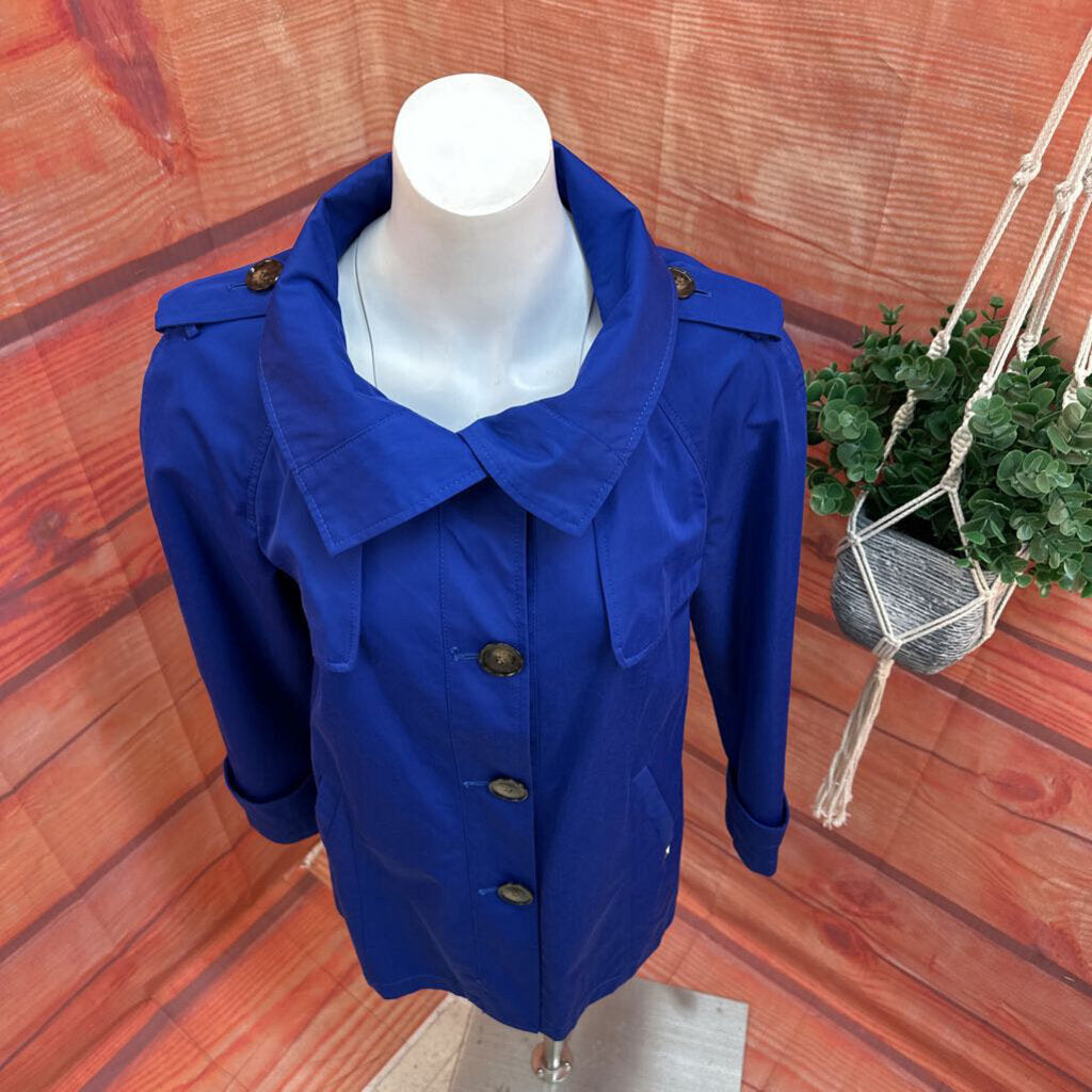 ELLEN TRACY BLUE JACKET SIZE MEDIUM