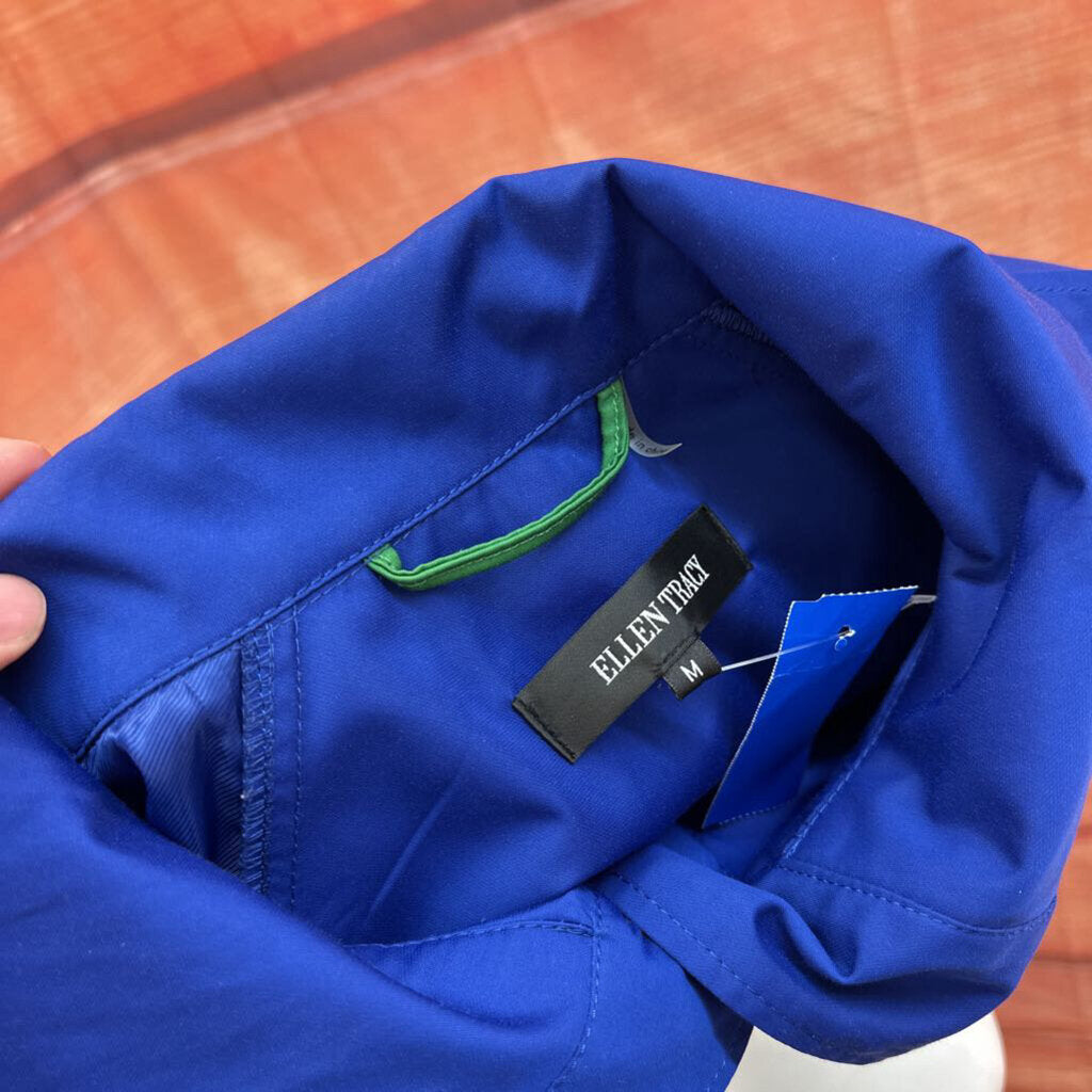 ELLEN TRACY BLUE JACKET SIZE MEDIUM