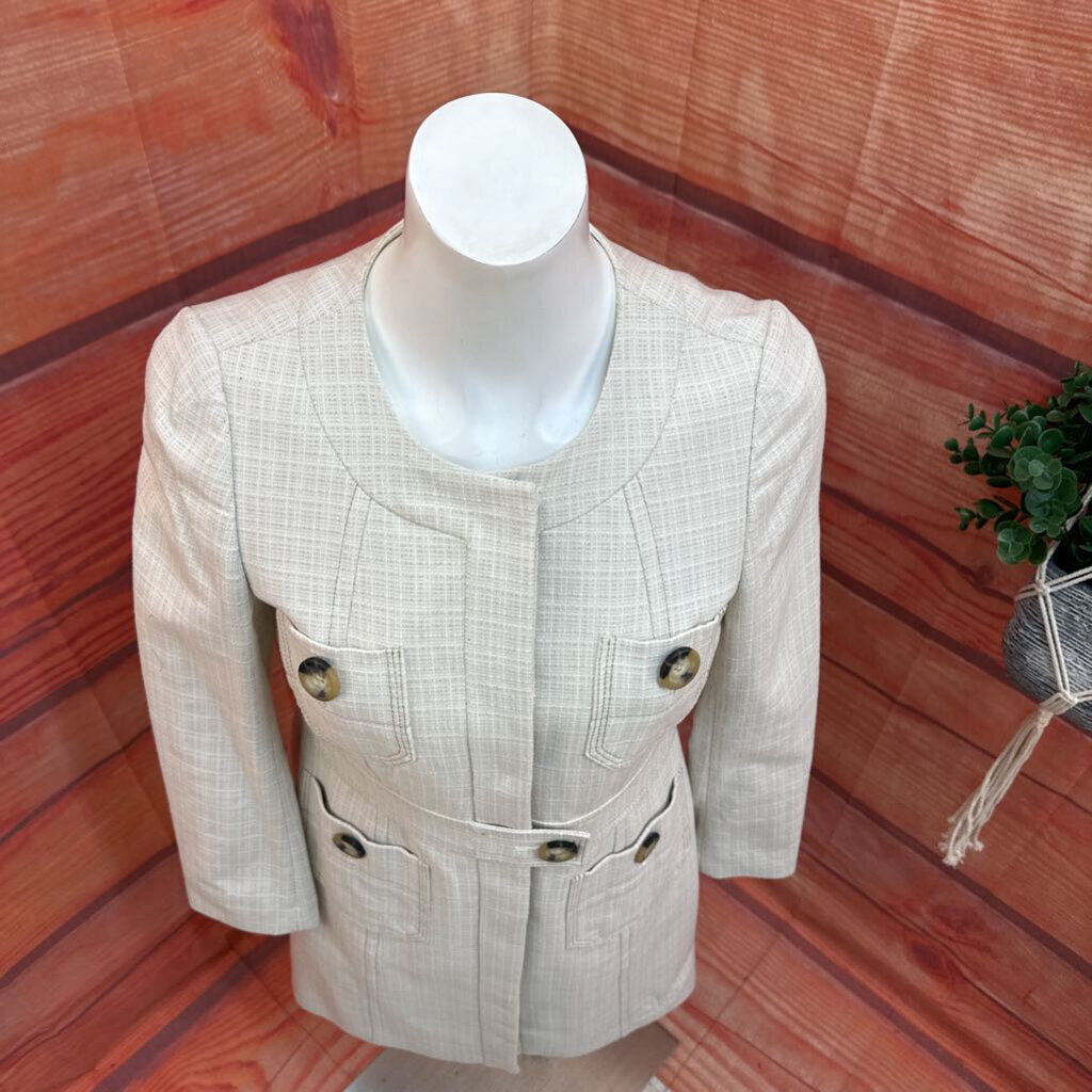 NWOT BODEN BEIGE COAT SIZE 6