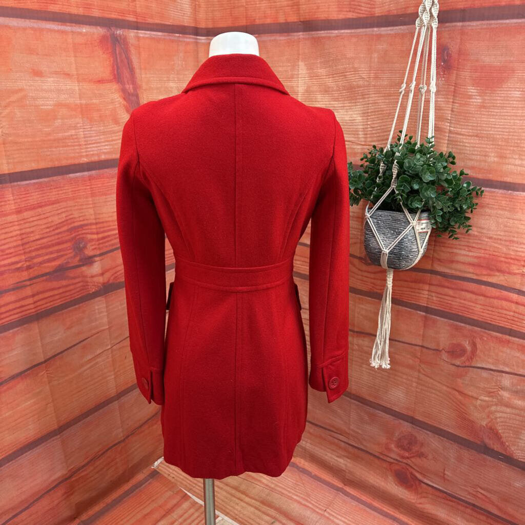 TULLE RED COAT SIZE MEDIUM