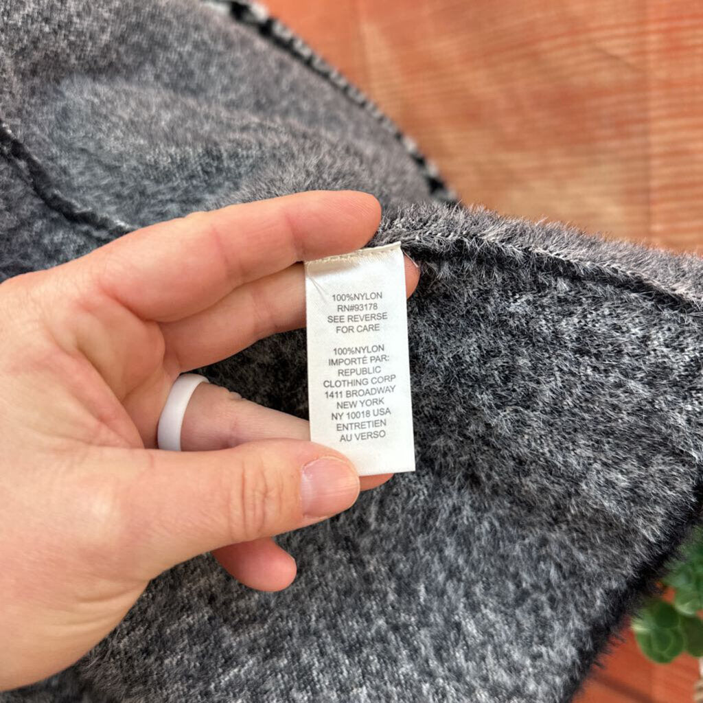NWT WORKSHOP GRAY CARDIGAN SIZE LARGE