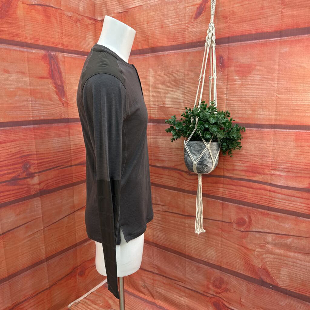 Alps & Meters Long Sleeve Henley Shirt