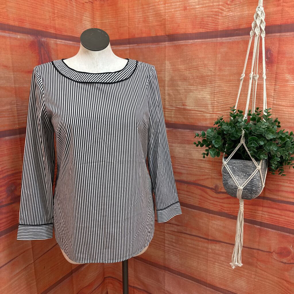 Talbots Striped Long Sleeve Top