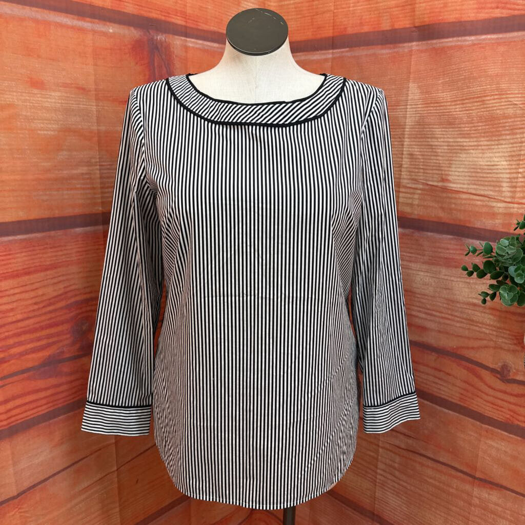 Talbots Striped Long Sleeve Top