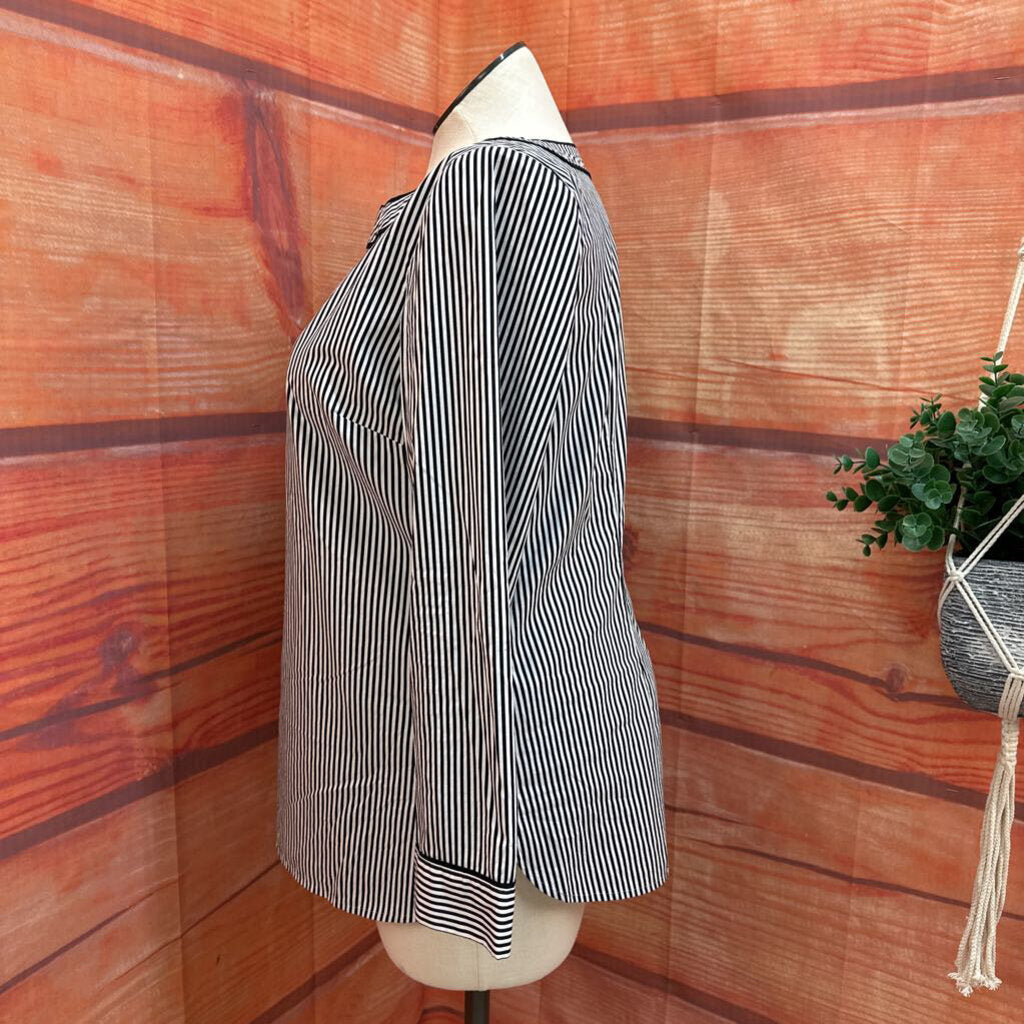 Talbots Striped Long Sleeve Top